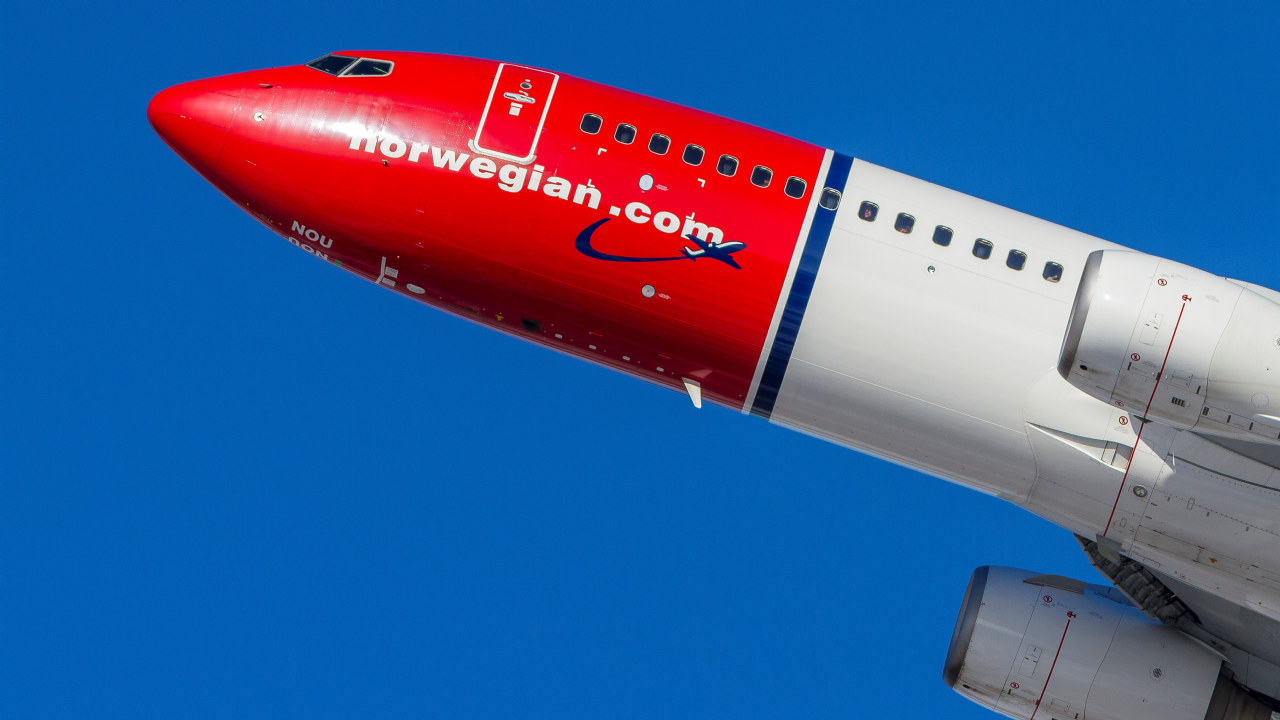 Norwegian-fly i lufta