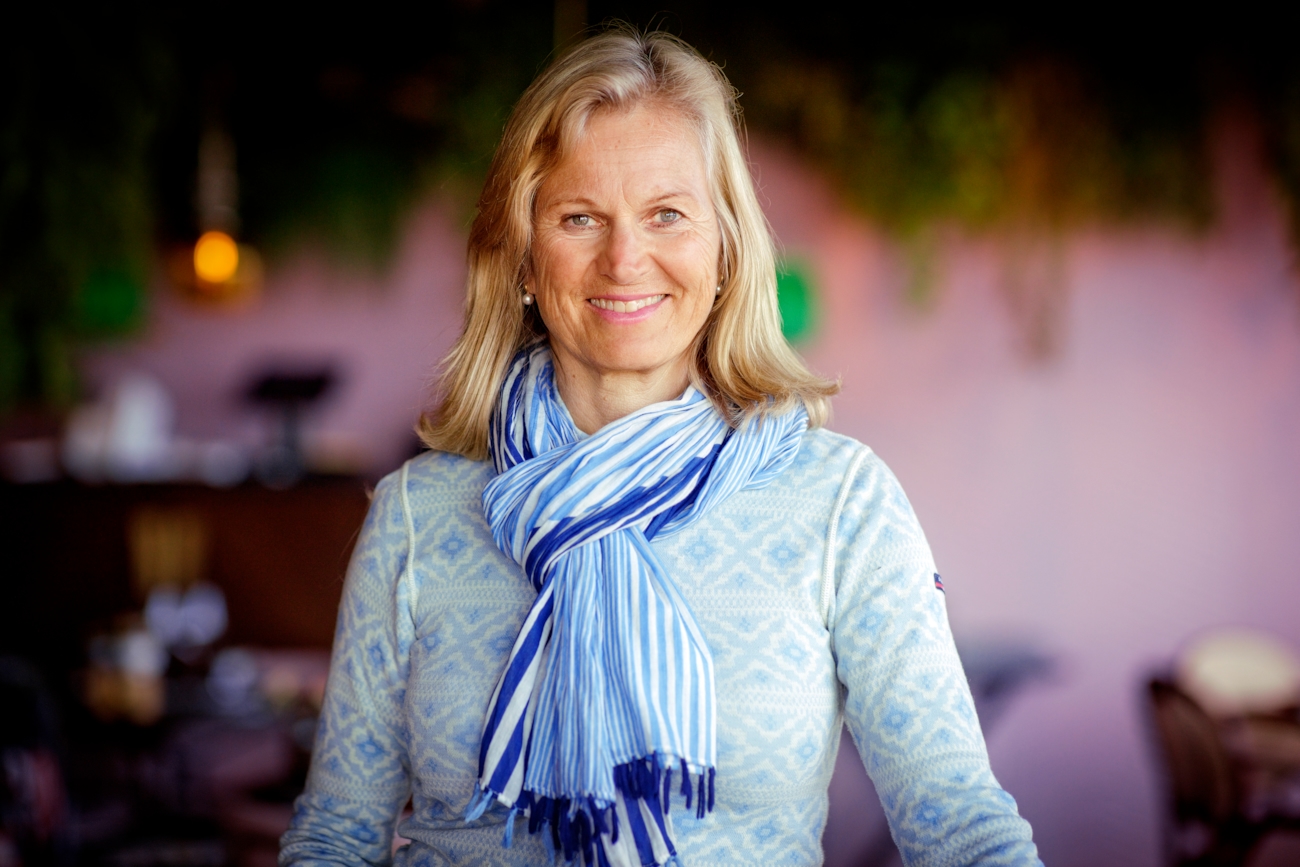 Portrettbilde av glad Kristin Krohn Devold