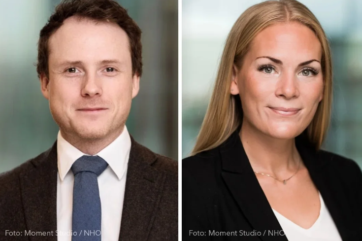 To sidestilte portrettbilder av en mann og en kvinne