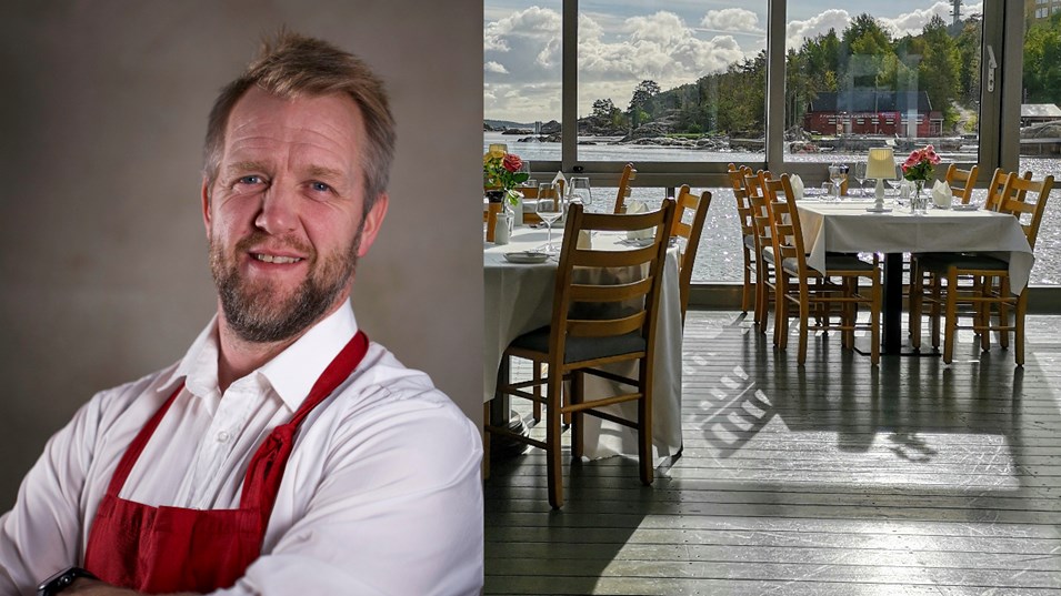 Kristoffer Lærum Pedersen, daglig leder og eier ved Sjøhuset Restaurant