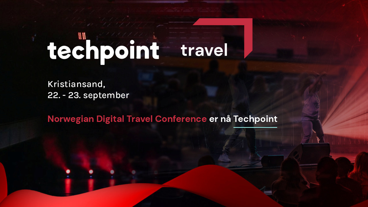 Illustrasjonsbilde med logoen til Techpoint Travel og datoene 22 og 23. september 2021