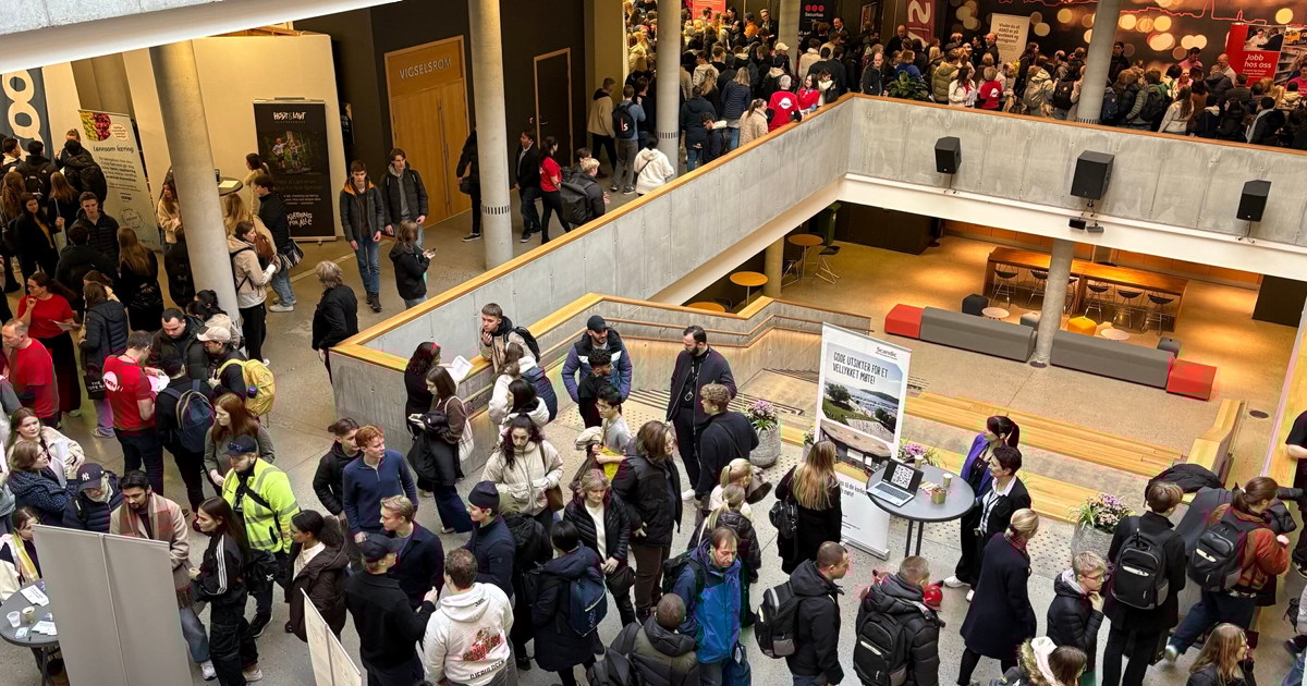 bolde fra jobbsøkerdagen i Kristiansand 2025