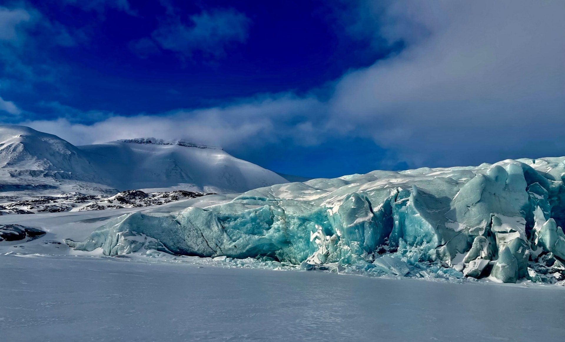 vakker natur på svalbard