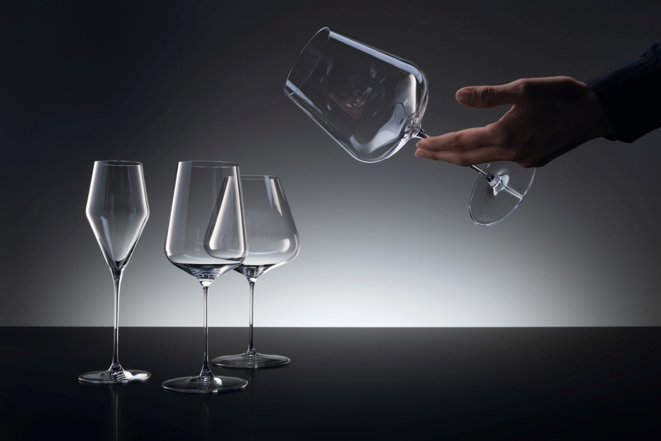 Ulike vinglass. Foto.