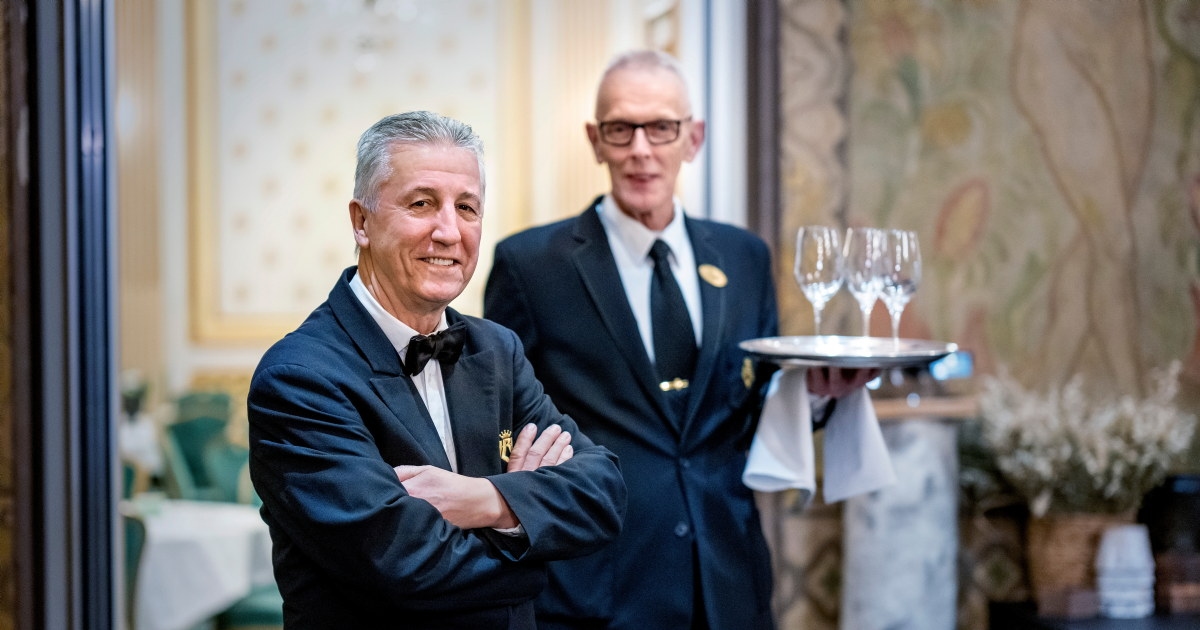 Ansatte i arbeid på Hotel Bristol