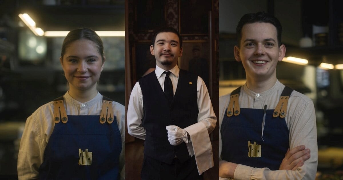 Collage som viser portretter av de tre Smak deg frem-ambassadørene Mathias Johansen og Mari Solhaug Moi og Henning Nikolai Andersen.