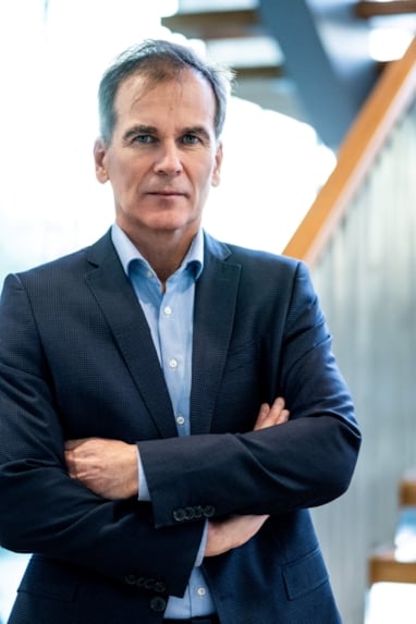 Magne Kristensen, direktør for arbeidslivspolitikk i NHO Reiseliv, med alvorlig mine.