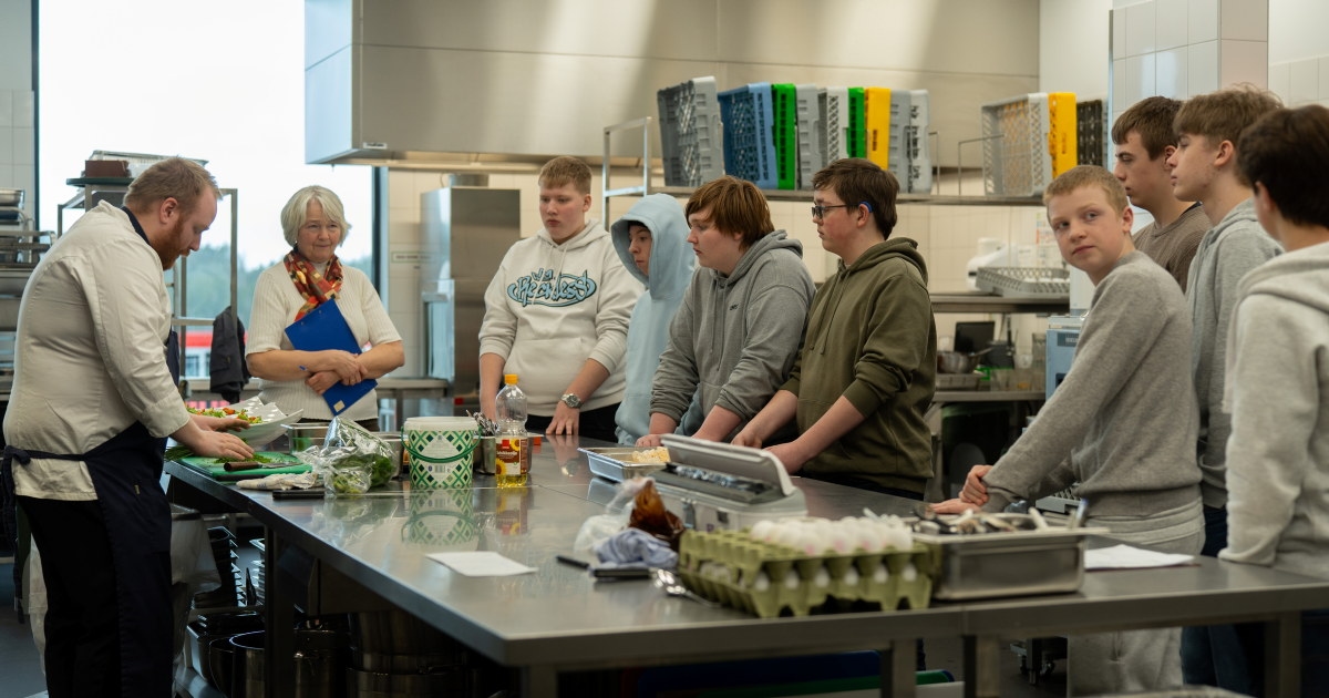 bilde fra Rollemodelldagen på Rudskogen Motorsenter, en smak av restaurant og matfag 17. mars 2026