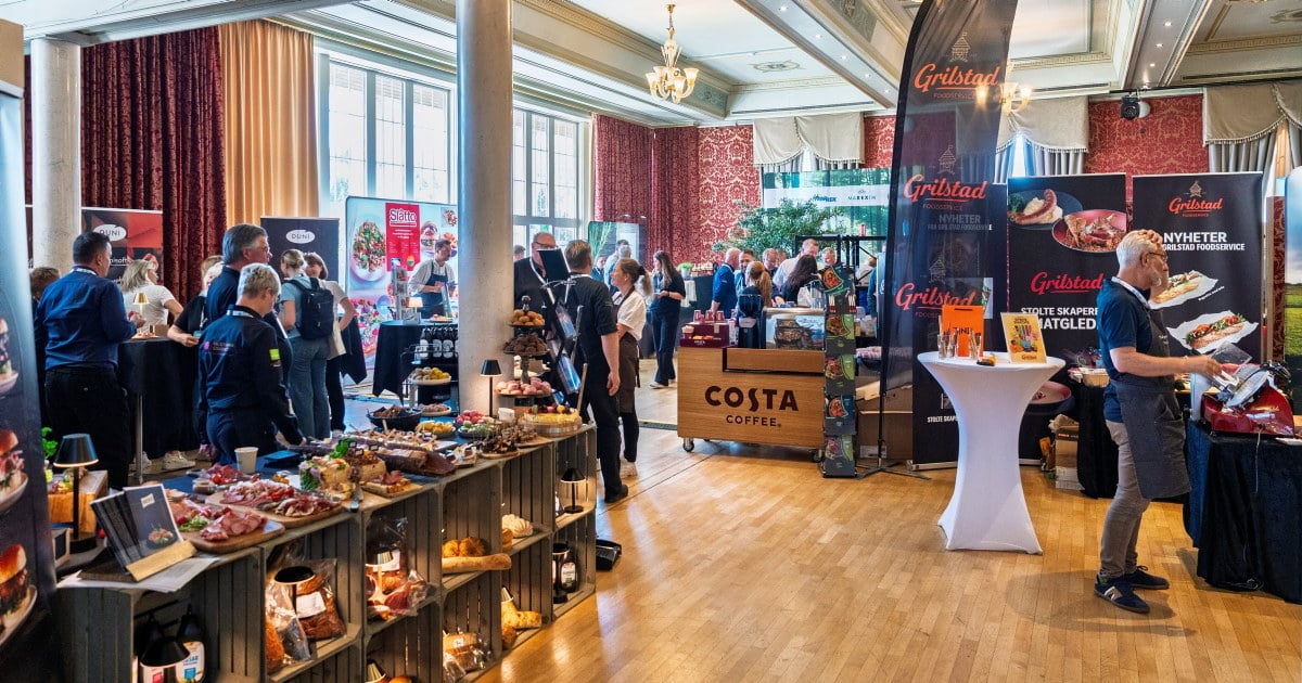 Bilde fra messehall. Foto.