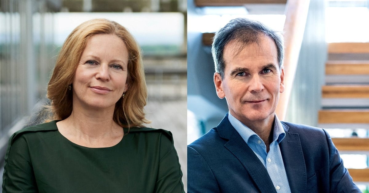 To sidestilte portrettbilder av Merete Habberstad og Magne Kristensen.