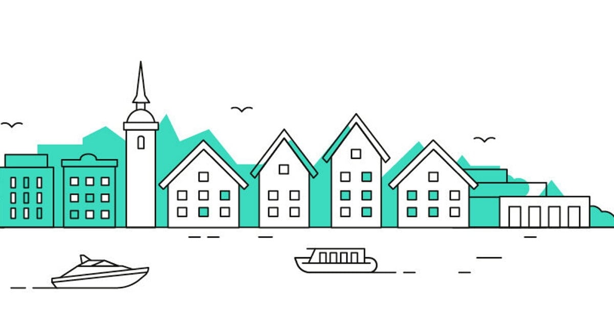Grafisk fremstilling med høydepunkter fra destinasjonanalusen over reiselivets verdi i Bergen. Illustrasjon.