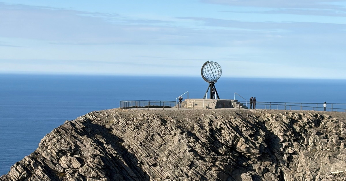 Nordkapp i starten av juni