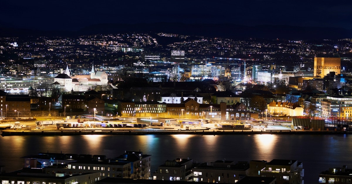 Utsikten fra Ekebergrestauranten