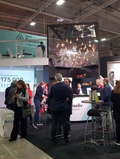 NHO Reiseliv Innkjøpskjedens messestand