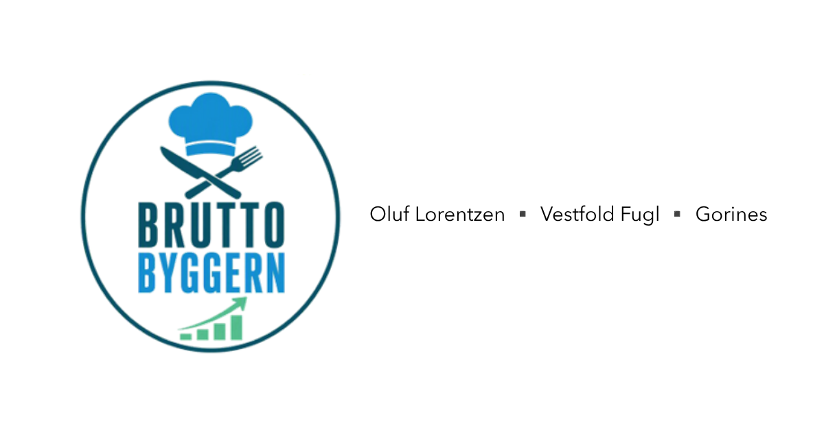 Brutto Byggern med leverandørene Oluf Lorentzen, Vestfold Fugl og Gorines.